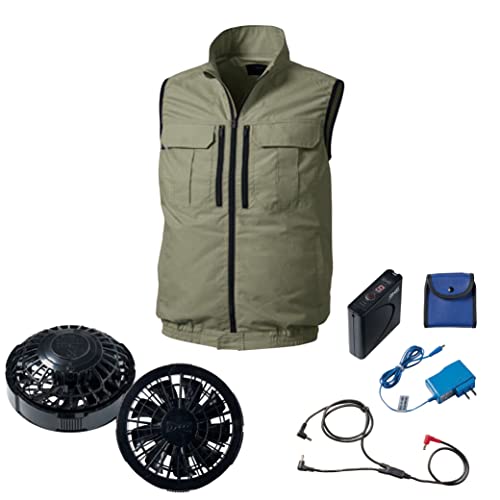 「空調服(R)」ｘKiU コラボレーション ベストMとバッテリーセット KiU KiU/キウ 「空調服(R)」xKiU コラボレーション エア